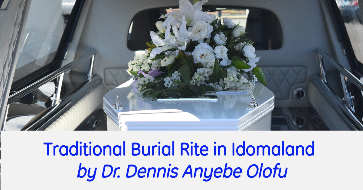 traditional burial rite paper