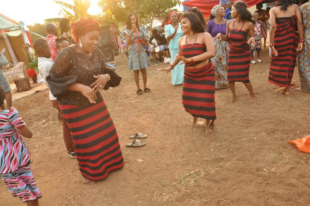 Dancing at traditional marriage